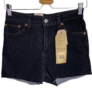 LEVI’S High Rise Distressed Shorts